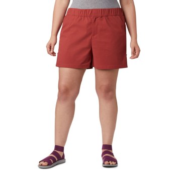 Columbia Ženske Kratke Hlače - Firwood Camp II Plus Size Crvene | OPGK-93817